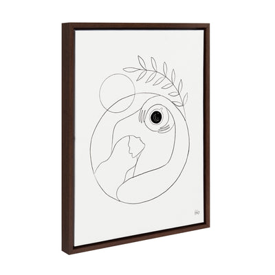 Sylvie Morning Coffee Hug Framed Canvas by kateandlaurel - product image 7 for Resin Society