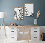 Sylvie Palm I and II BW Framed Canvas by kateandlaurel - product image 5 for Resin Society
