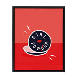 Sylvie Girl Power Framed Canvas by kateandlaurel - product image 9 for Resin Society