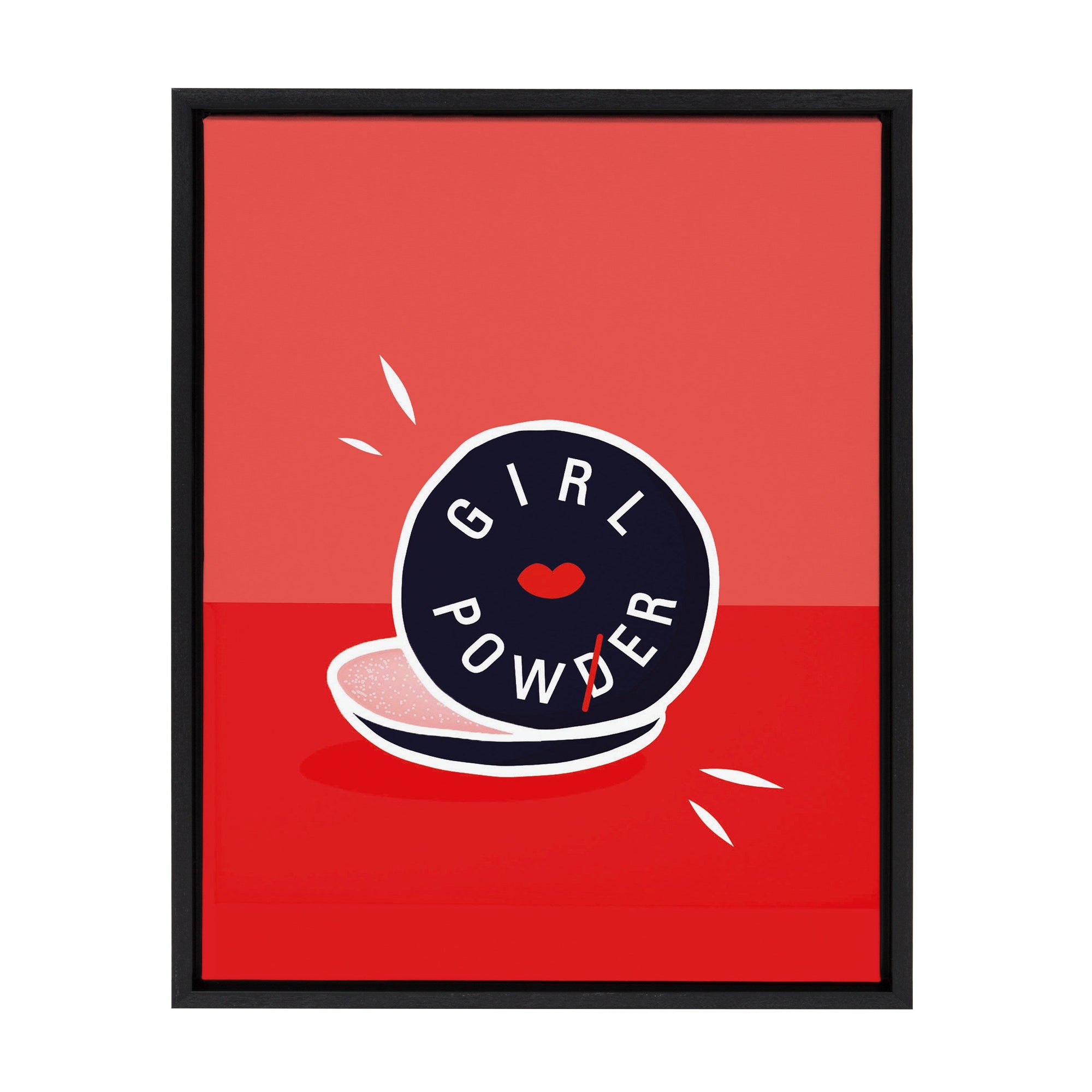 Sylvie Girl Power Framed Canvas by kateandlaurel - product image 9 for Resin Society