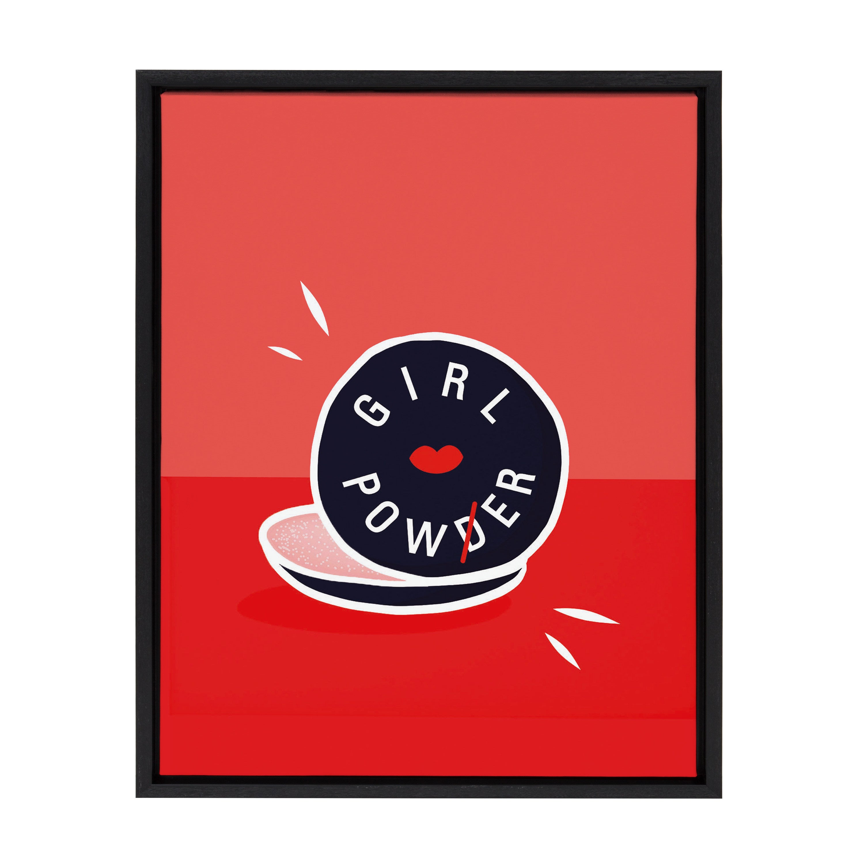 Sylvie Girl Power Framed Canvas by kateandlaurel - product image 9 for Resin Society