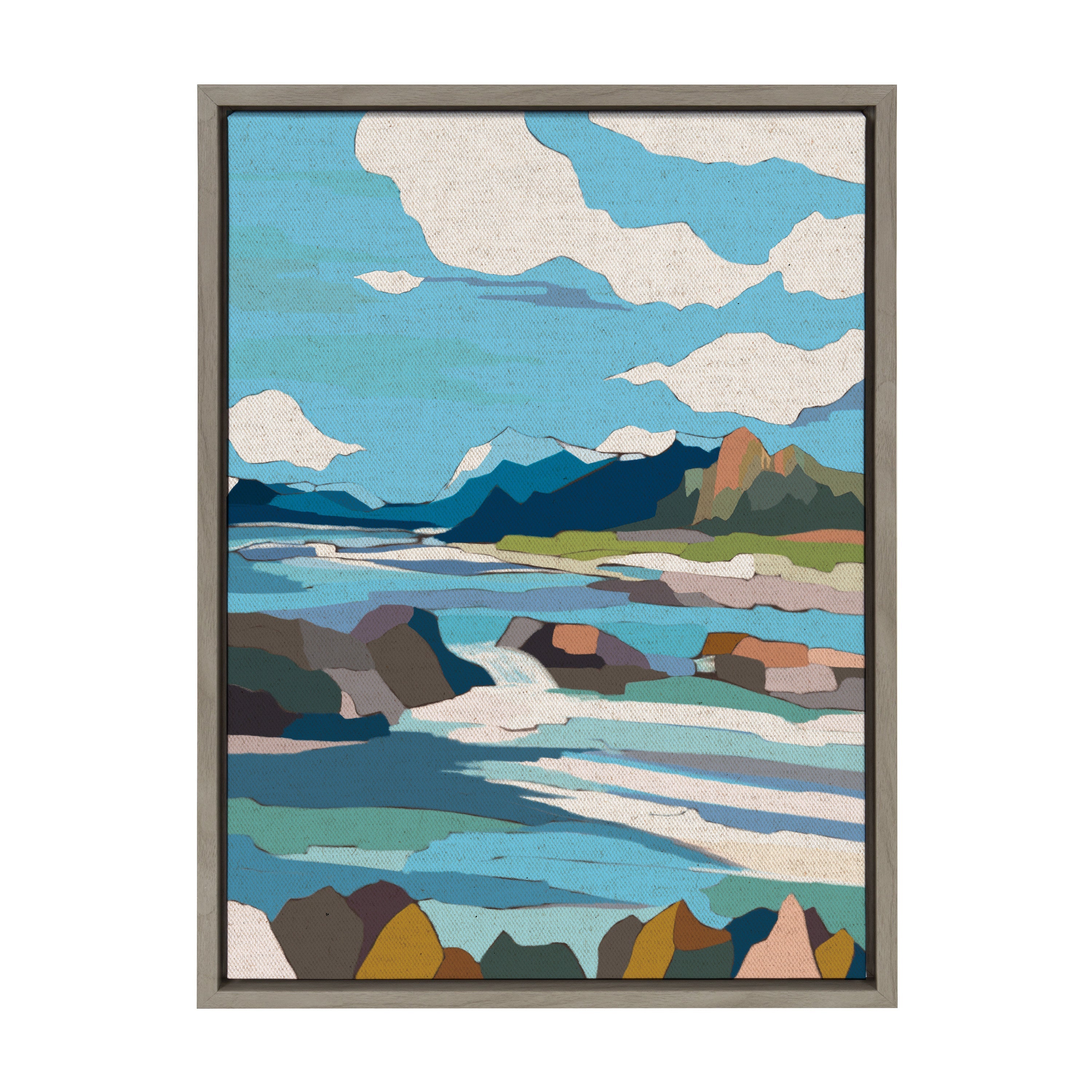 Sylvie Brienz Framed Canvas by Nikita Jariwala
