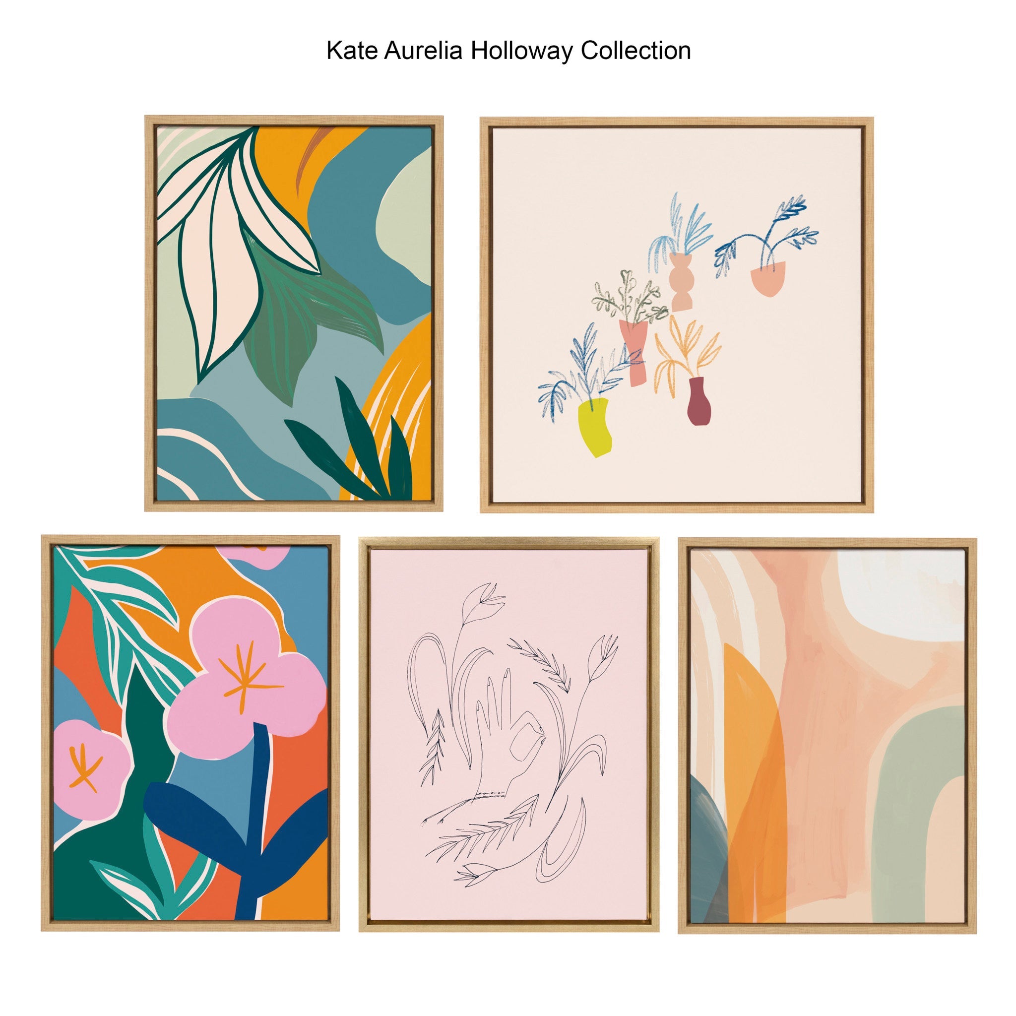 Sylvie Desert Sunrise Framed Canvas by kateandlaurel - product image 7 for Resin Society