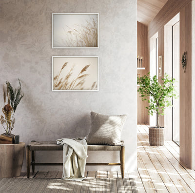 Sylvie Marsh Grass No 8 Framed Canvas by Crystal Lynn Collins