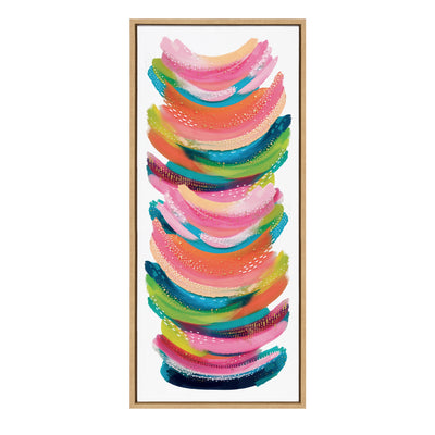 Sylvie Bright Abstract Framed Canvas by kateandlaurel - product image 14 for Resin Society