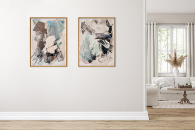 Sylvie Painted Flow I Framed Canvas by Amy Lighthall
