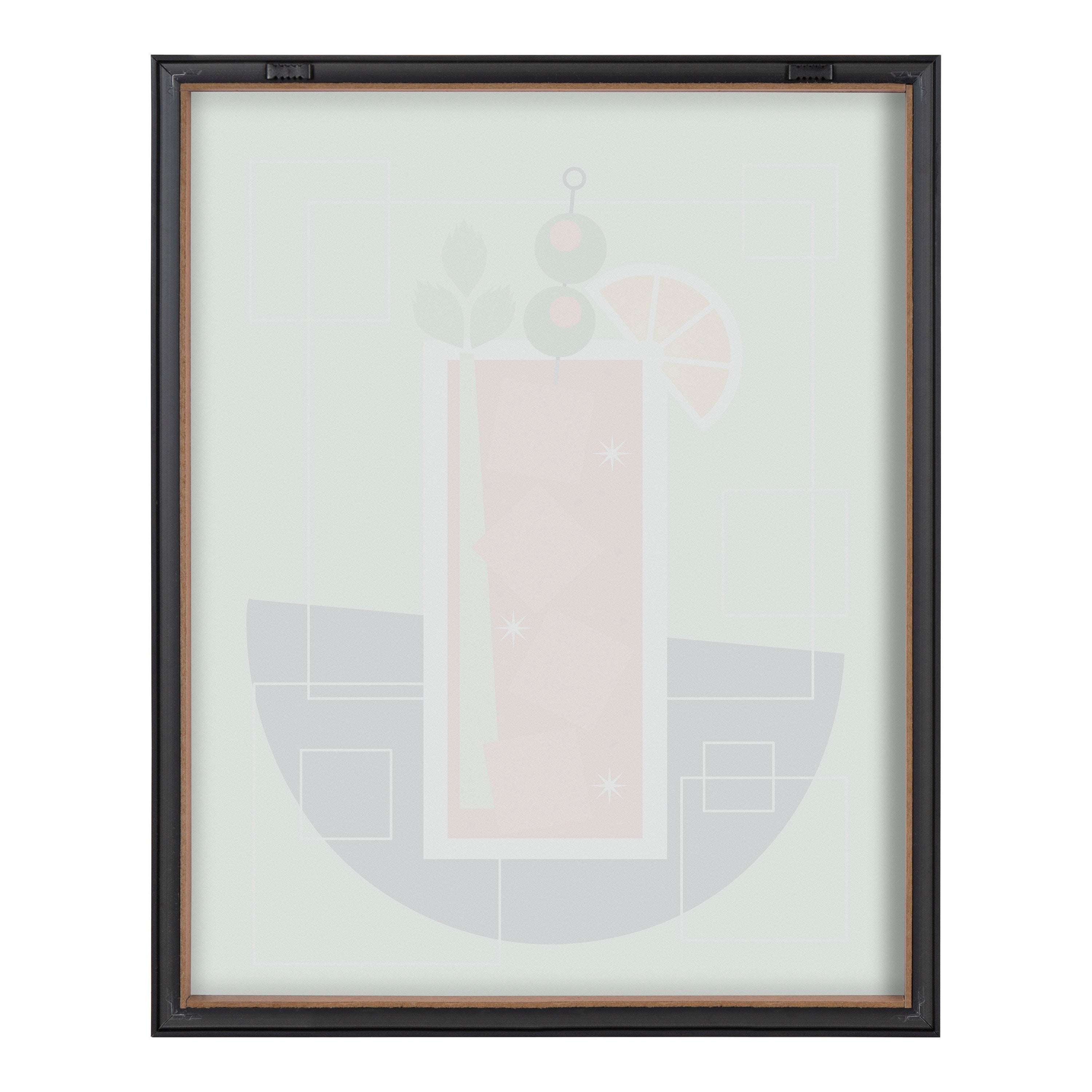Blake Bloody Mary Framed Printed Art by Amber Leaders Designs