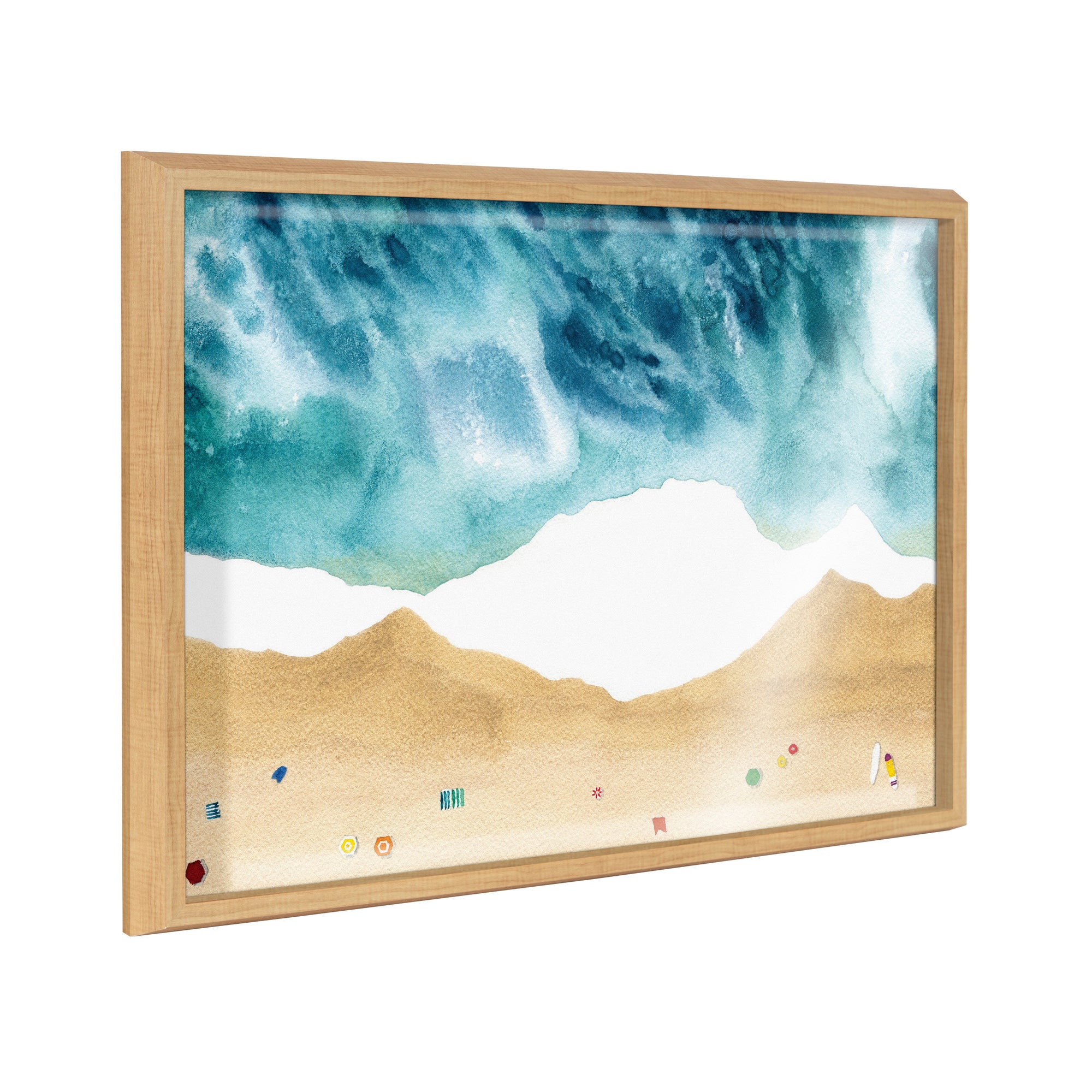 Blake North Shore Framed Printed Glass by kateandlaurel - product image 7 for Resin Society