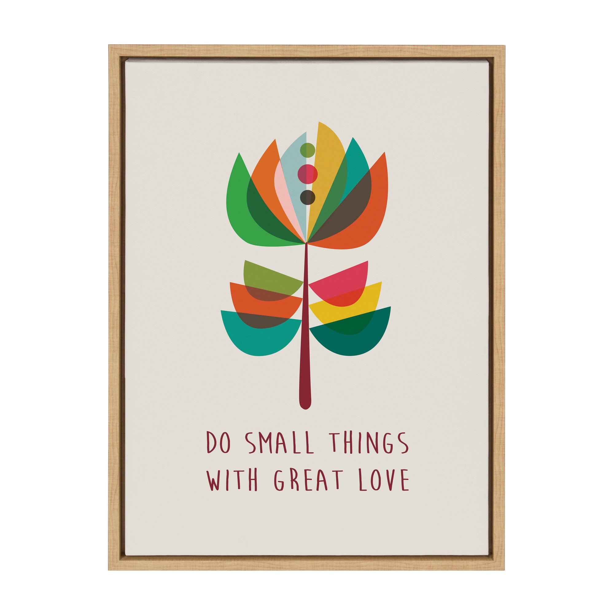 Sylvie Great Love Framed Canvas by kateandlaurel - product image 10 for Resin Society