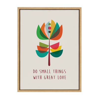 Sylvie Great Love Framed Canvas by kateandlaurel - product image 10 for Resin Society