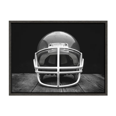 Sylvie Vintage Football Helmet Framed Canvas by kateandlaurel - product image 9 for Resin Society
