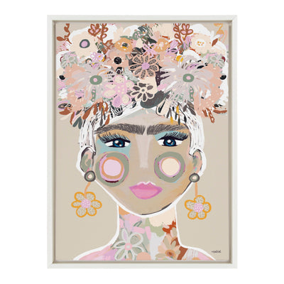 Sylvie Frida Frollae Framed Canvas by Inkheart Designs
