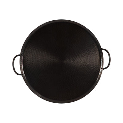 Sanzo Hammered Round Metal Tray