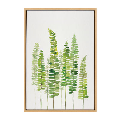 Sylvie Sword Ferns Framed Canvas by kateandlaurel - product image 9 for Resin Society