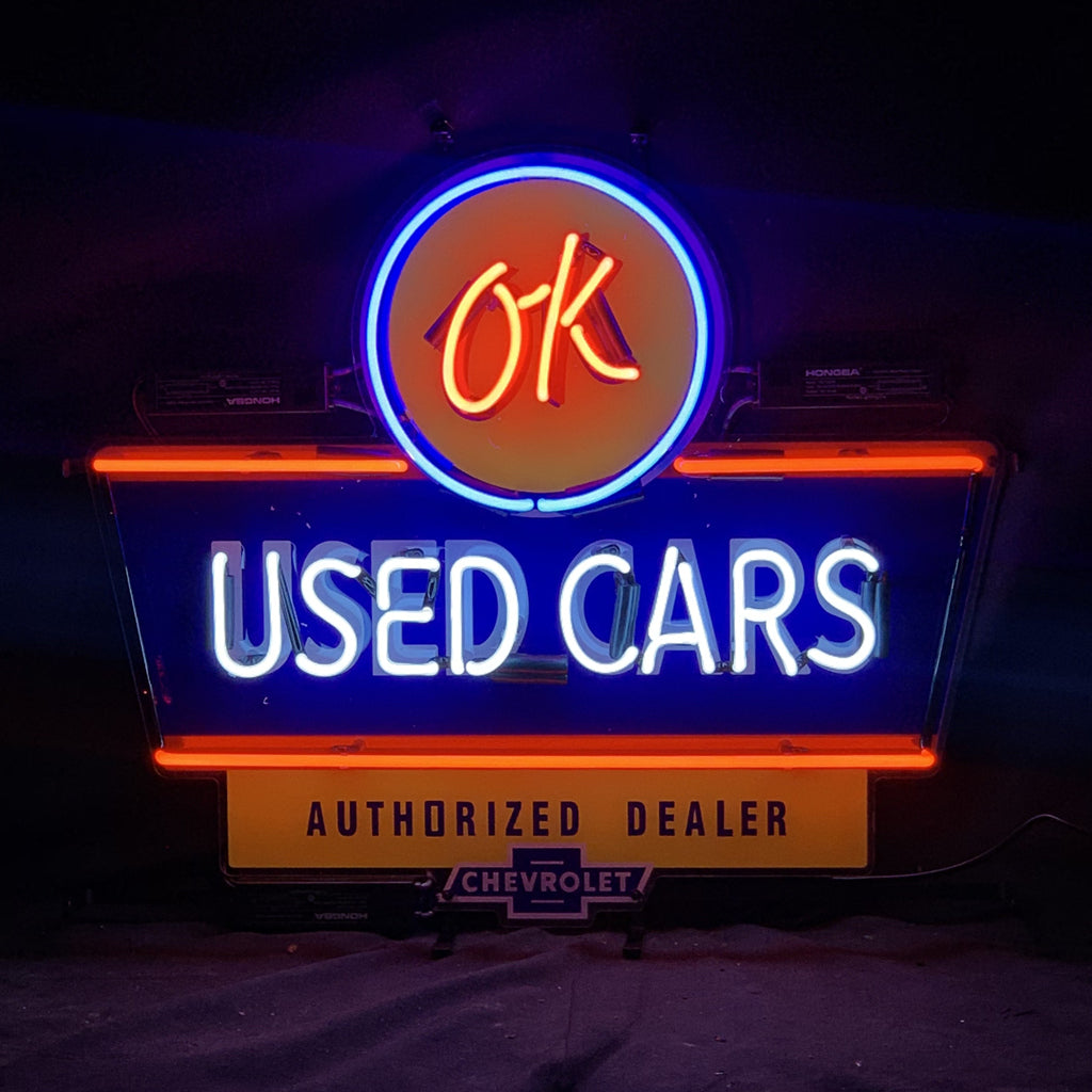 OK Used Cars Authorized Dealer Chevrolet Neon Signs Light by Neon Signs Land - product image 2 for Resin Society