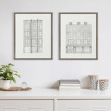 Sylvie Brick Building Façade 1 and Brick Building Façade 4 Framed by kateandlaurel - product image 6 for Resin Society