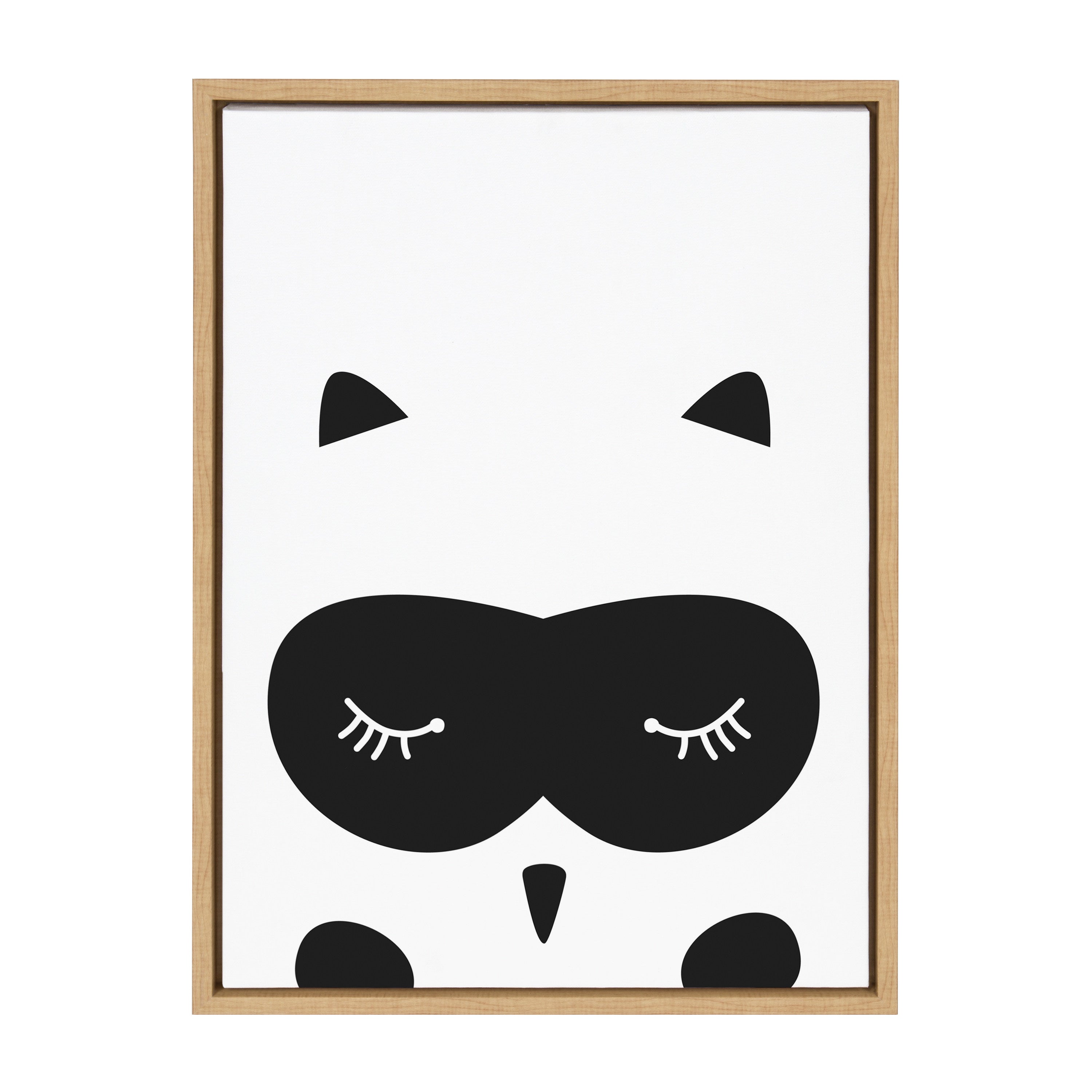 Sylvie Modern Baby Owl Framed Canvas by kateandlaurel - product image 8 for Resin Society