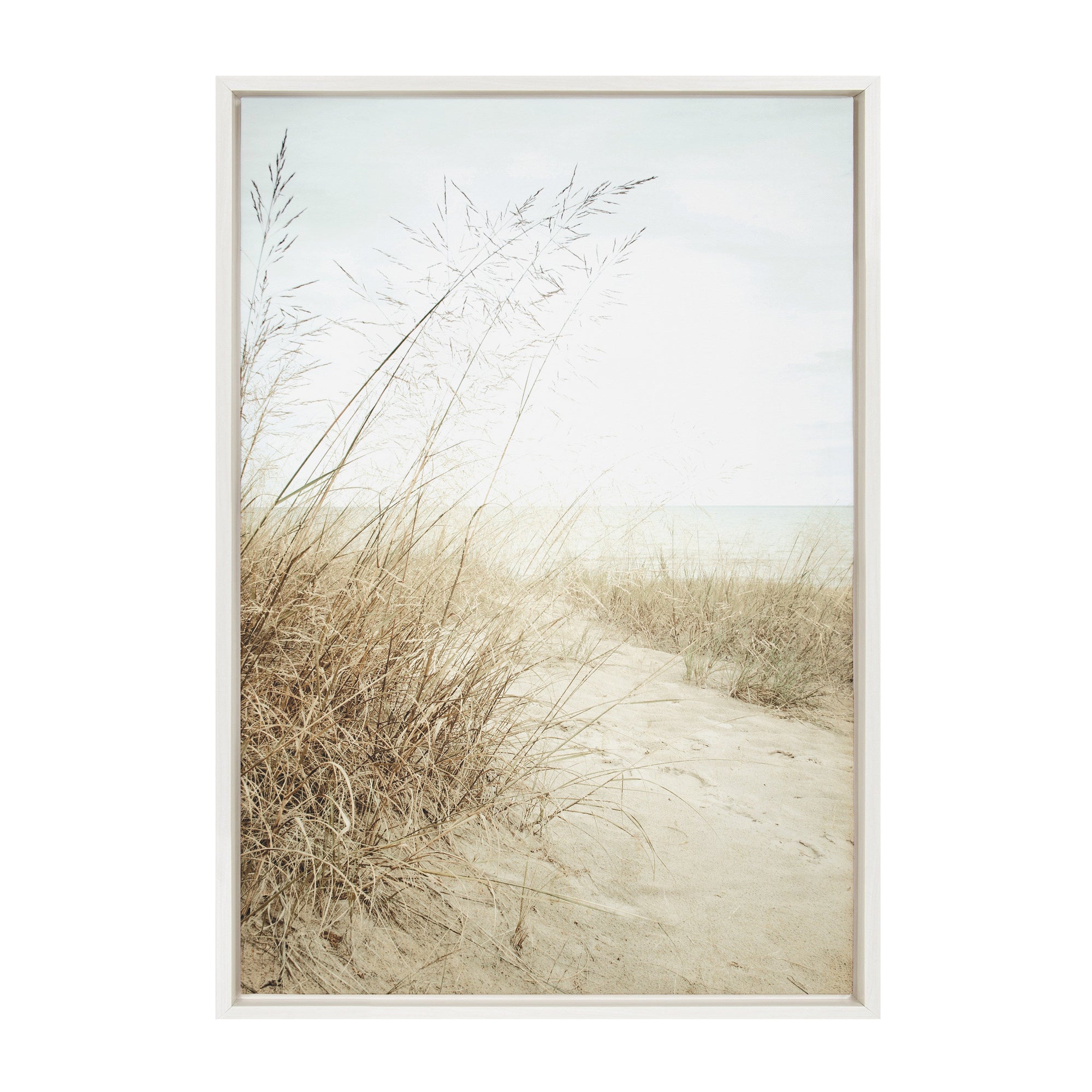 Sylvie Beach Grasses Framed Canvas by kateandlaurel - product image 10 for Resin Society