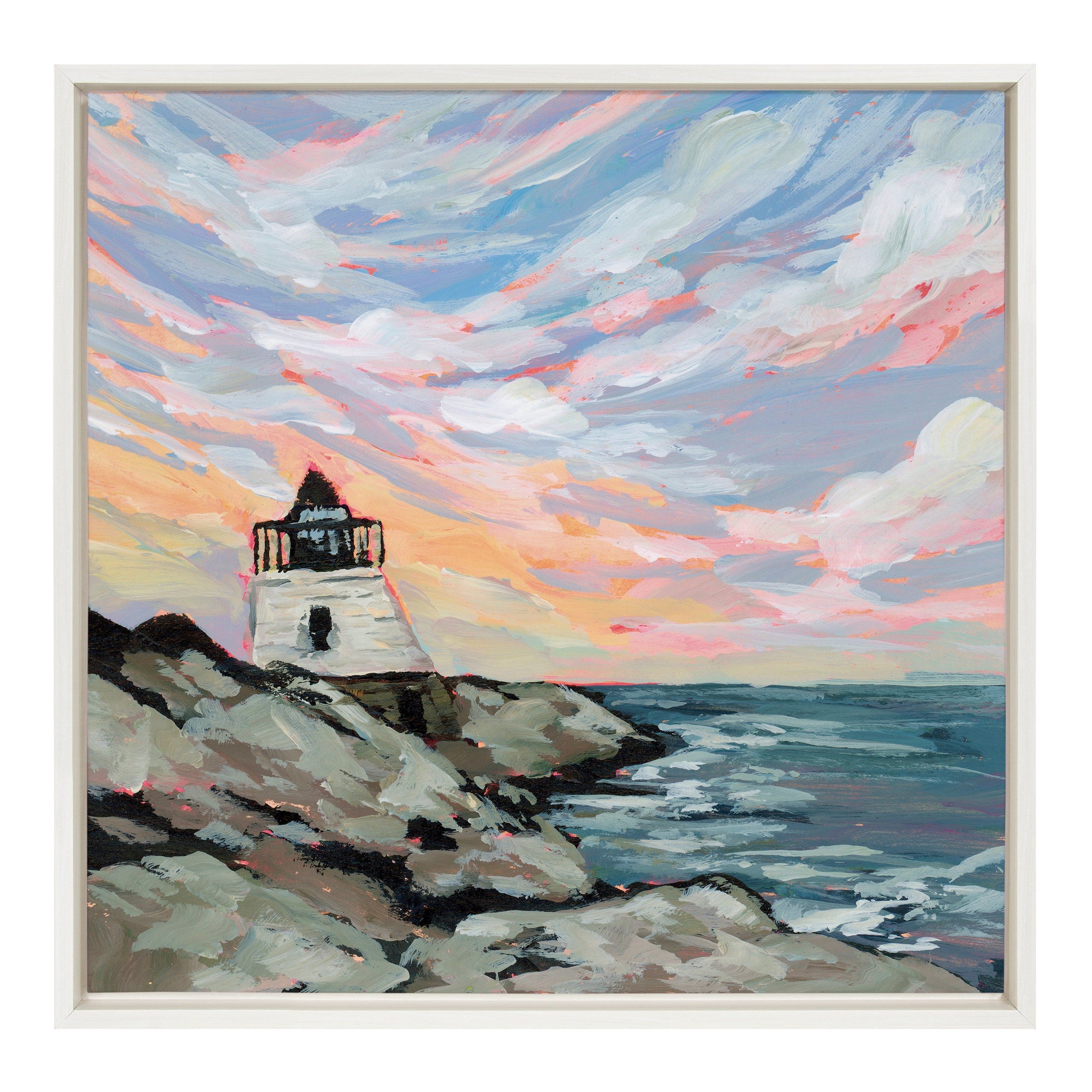 Sylvie Rhode Island Framed Canvas by Emily Kenney by kateandlaurel - product image 7 for Resin Society