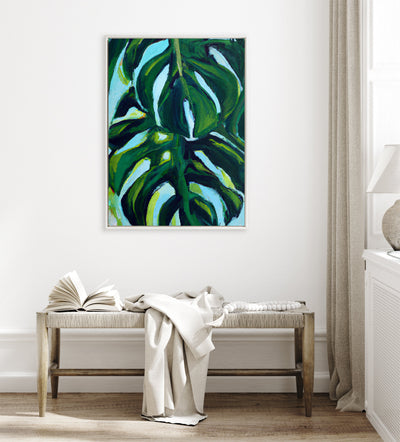 Sylvie Blank Framed Canvas 31x41
