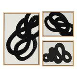 Sylvie Black Path, Follow the Path and This Way Framed Canvas by kateandlaurel - product image 7 for Resin Society