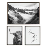 Sylvie BW Highland Cow No. 1 by kateandlaurel - product image 6 for Resin Society