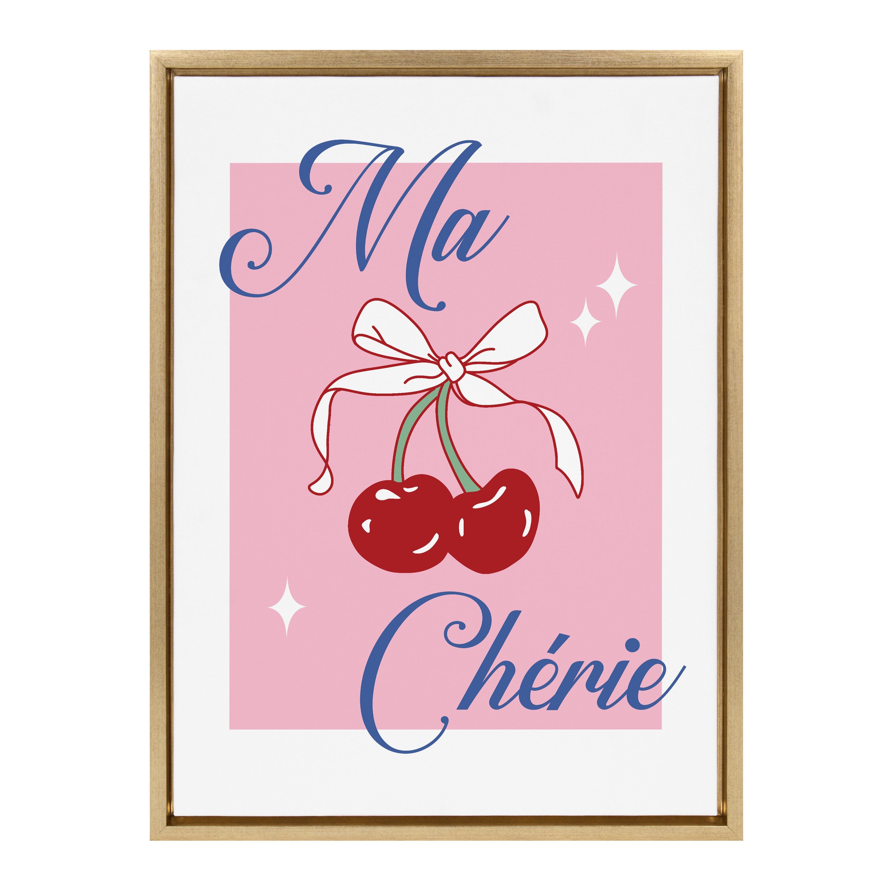 Sylvie Ma Cherie Framed Canvas by Alli Standefer
