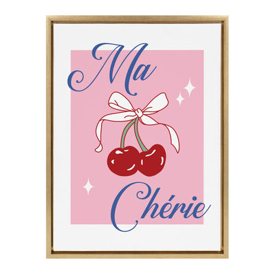 Sylvie Ma Cherie Framed Canvas by Alli Standefer