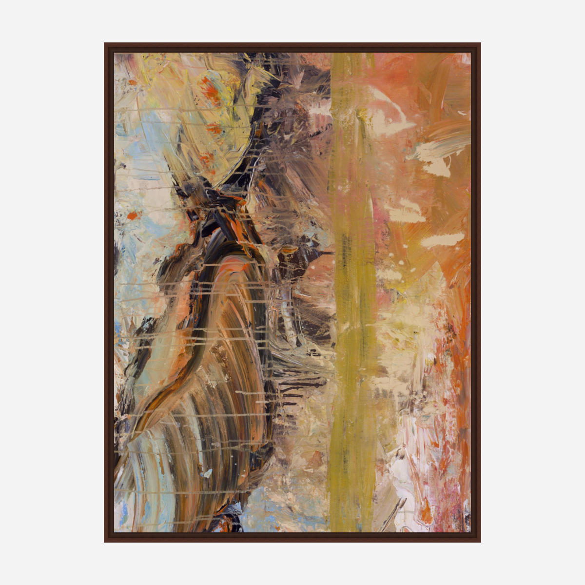 Orange Appeal Artist Enhanced Canvas Print by John Beard Collection - product image 7 for Resin Society