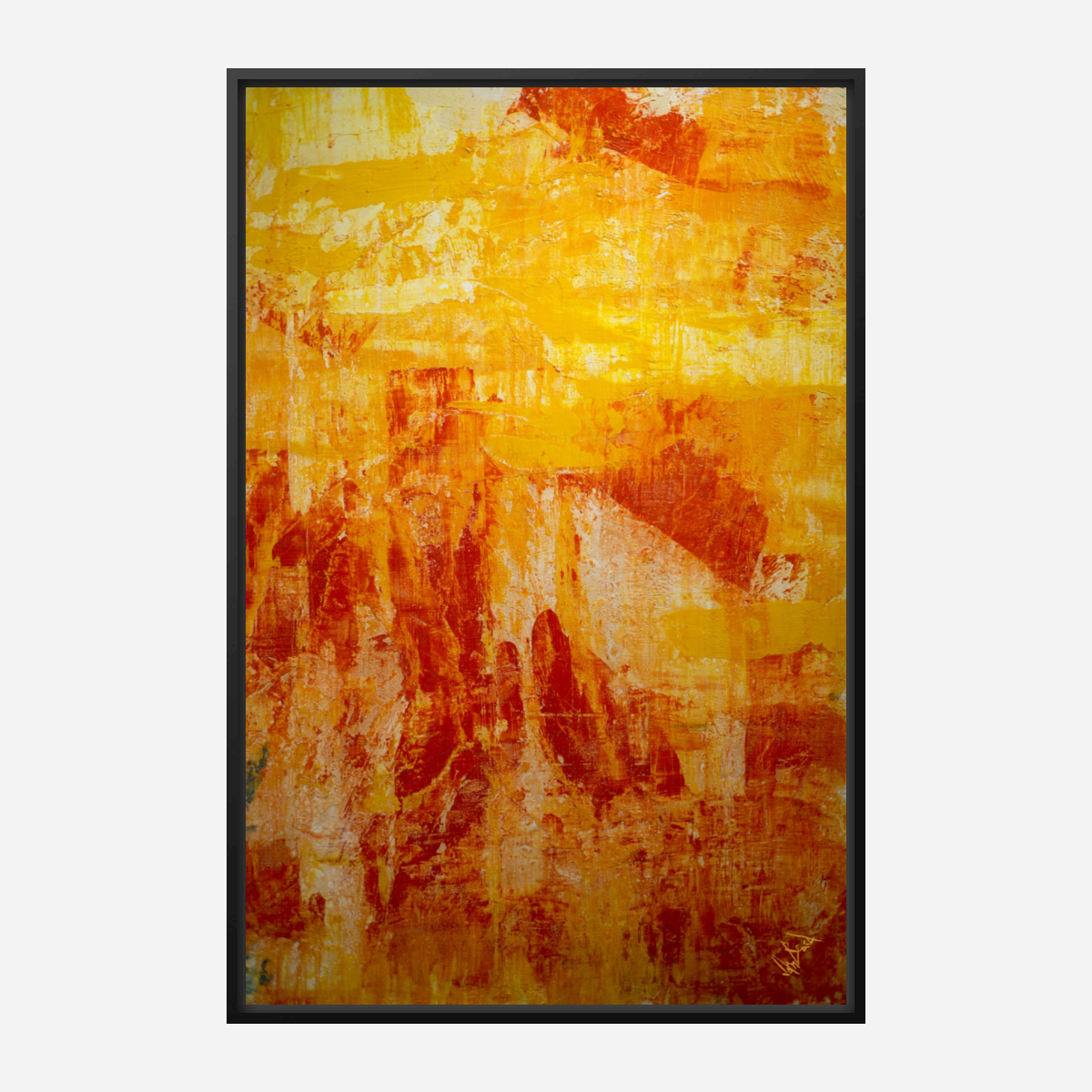 Orange Juice Artist Enhanced Canvas Print by John Beard Collection - product image 5 for Resin Society
