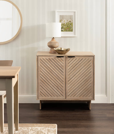 Mezzeta Wood Floor Storage Cabinet