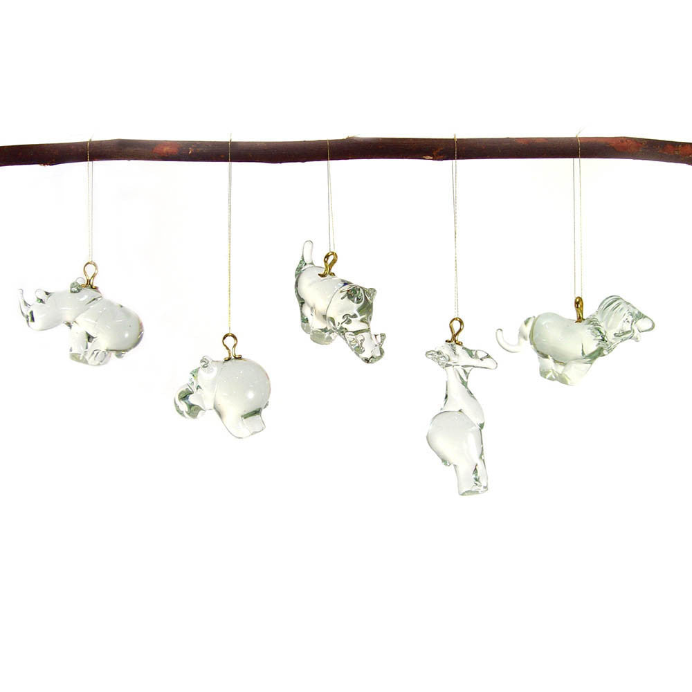 Reycycled Glass Animal Ornaments by Mbare Ltd - main product image for Resin Society