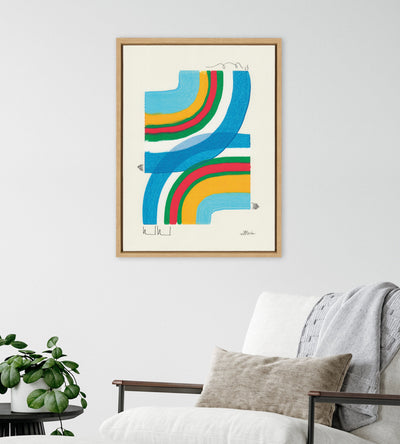 Sylvie A Plan For Myself Framed Canvas by Amber Vittoria