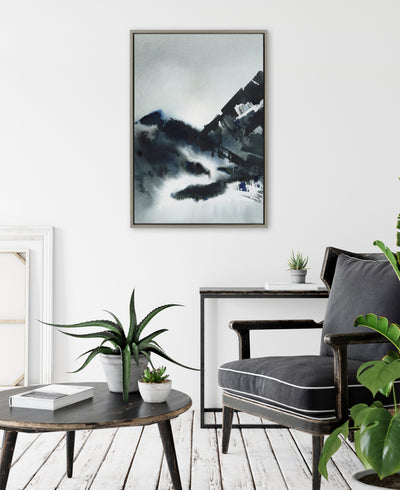 Sylvie Close Your Eyes and Remember 4 Framed Canvas by Maja Mitrovic of by kateandlaurel - product image 4 for Resin Society