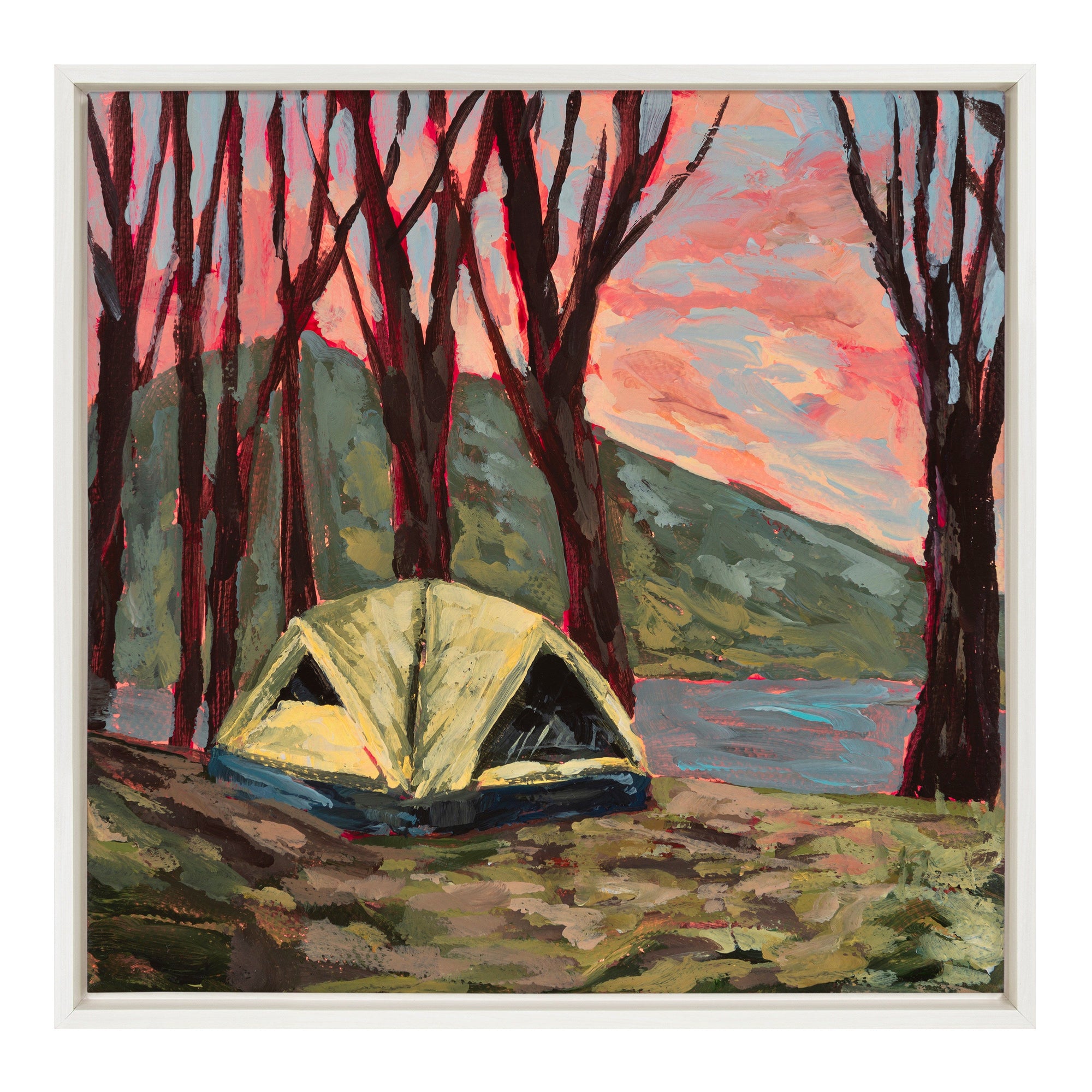 Sylvie Tent 2 Framed Canvas by Emily Kenney by kateandlaurel - product image 7 for Resin Society