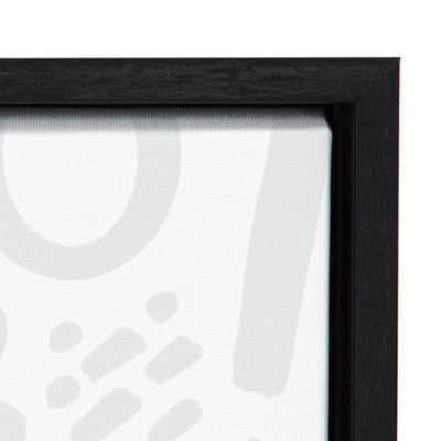 Sylvie Boom Box Boy 2 Framed Canvas by Molly Fabiano, Black 18x24 by kateandlaurel - product image 3 for Resin Society
