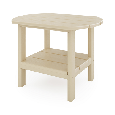 SoPoly 25 inch St. Simons Oval Side Table in multiple colors