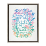 Sylvie Little Fierce Lavender and Mint Framed Canvas by kateandlaurel - product image 9 for Resin Society