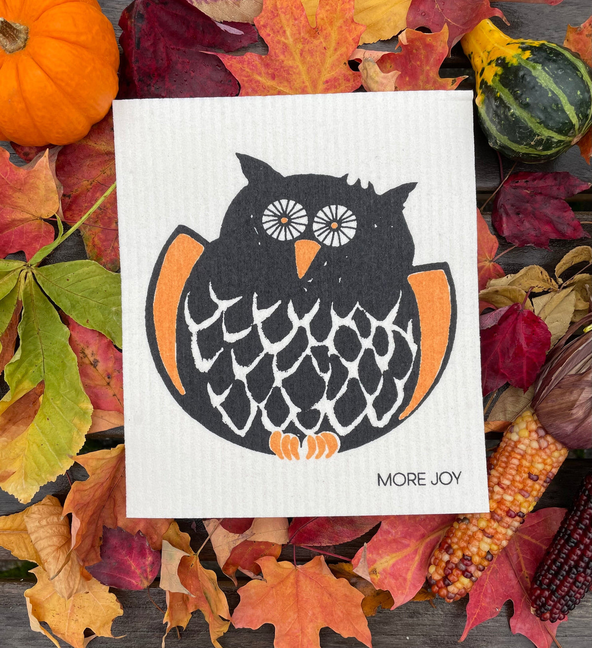 Owl Swedish Dishcloth by sweetgum home, LLC - product image 2 for Resin Society