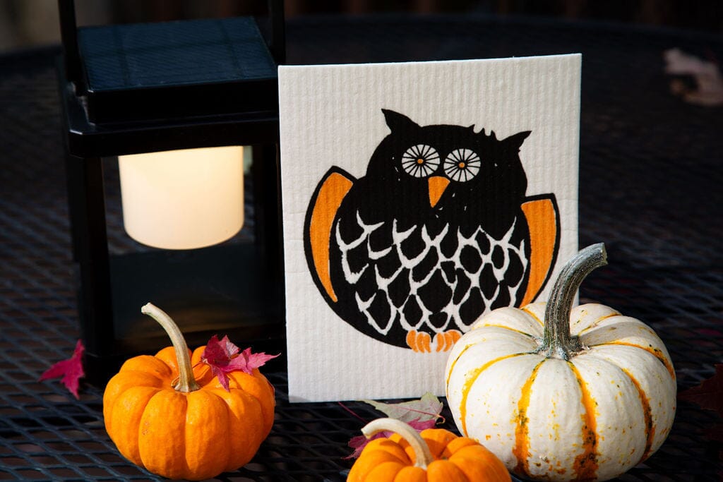 Owl Swedish Dishcloth by sweetgum home, LLC - product image 3 for Resin Society