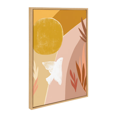 Sylvie Sunrise Dove Framed Canvas by kateandlaurel - product image 7 for Resin Society