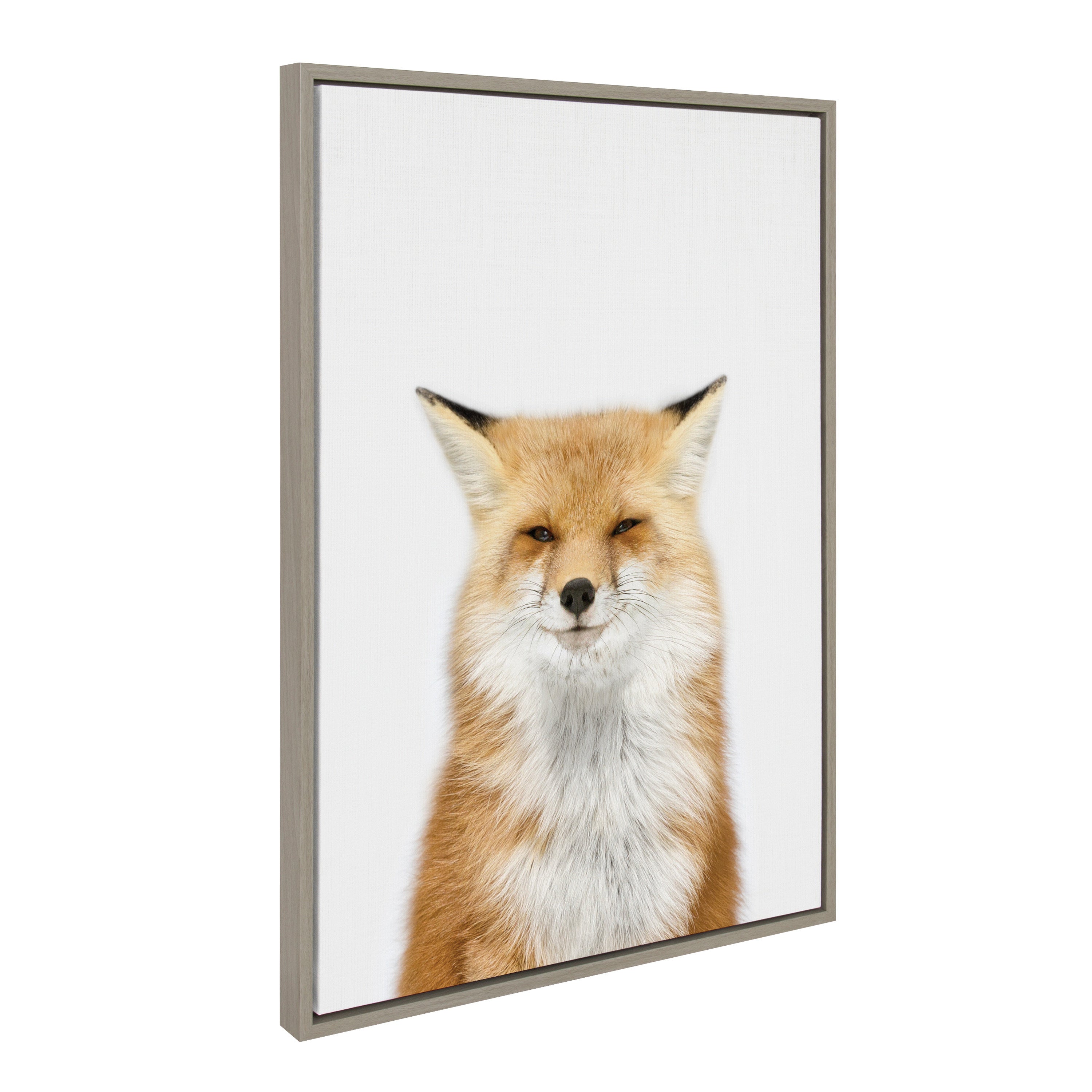 Sylvie Animal Studio Fox 3 Framed Canvas by Amy Peterson Art Studio