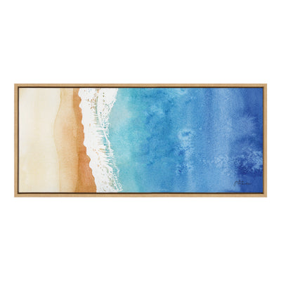 Sylvie Ocean Wake Framed Canvas by kateandlaurel - product image 8 for Resin Society