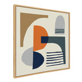 Sylvie Abstract Mid Century Framed Canvas by kateandlaurel - product image 7 for Resin Society