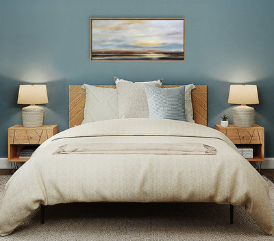 Sylvie Carolina Sunset Framed Canvas by kateandlaurel - product image 16 for Resin Society