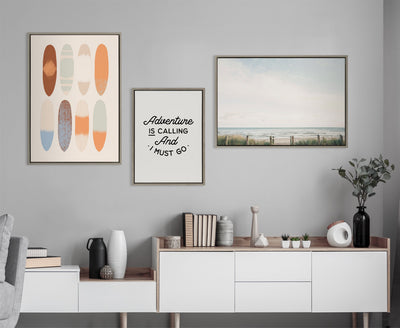 Sylvie Pale Sky Framed Canvas by Emiko and Mark Franzen of F2Images