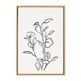 Sylvie Botanical Sketch Print No 2 Framed Canvas