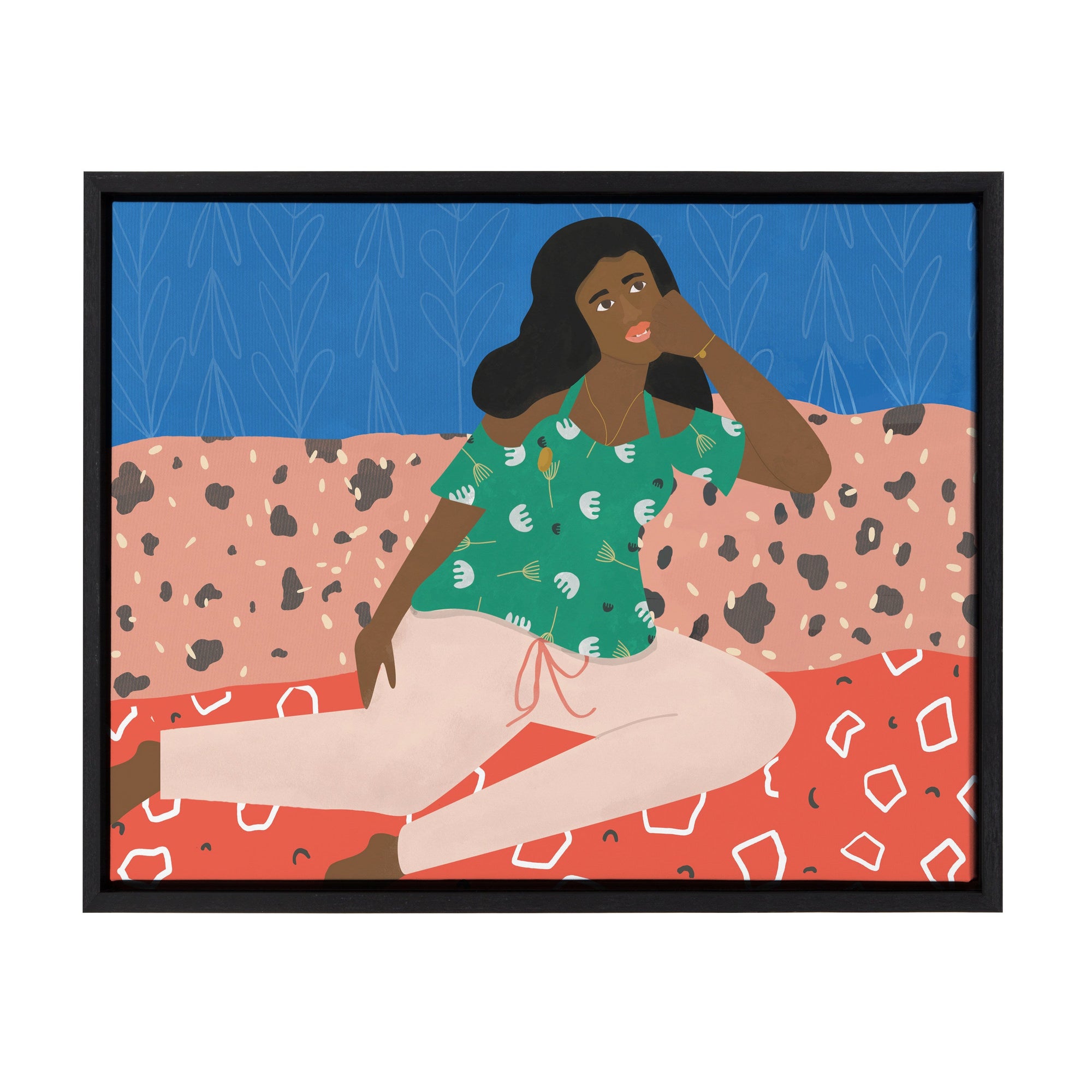 Sylvie At Home Framed Canvas by kateandlaurel - product image 9 for Resin Society