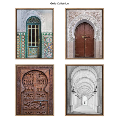 Sylvie Morocco Marrakech Door Framed Canvas by kateandlaurel - product image 6 for Resin Society