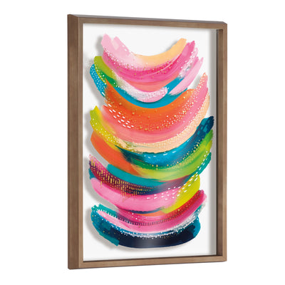Blake Bright Abstract Framed Printed Art by Jessi Raulet of Ettavee
